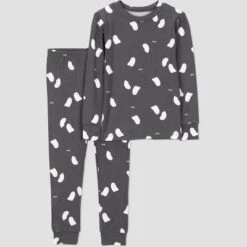 Carter's Just One You® Toddler 2pc Short Sleeve Comfy Soft Ghosts Pajama Set - Black -Carter's Shop GUEST e9b93b68 6b17 44cf 91ec 83a509c2ba69
