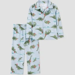 Carter's Just One You® Toddler Boys' Festive Dino Pajama Set - Green/Blue -Carter's Shop GUEST f4a87246 04cb 4bab b62b aa765920f544